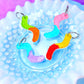 Gummy Worm Acrylic Earrings