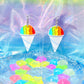 Nostalgic Snow Cone Acrylic Earrings
