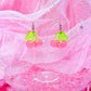 Candy Cherries, Acrylic Earrings (Pink)