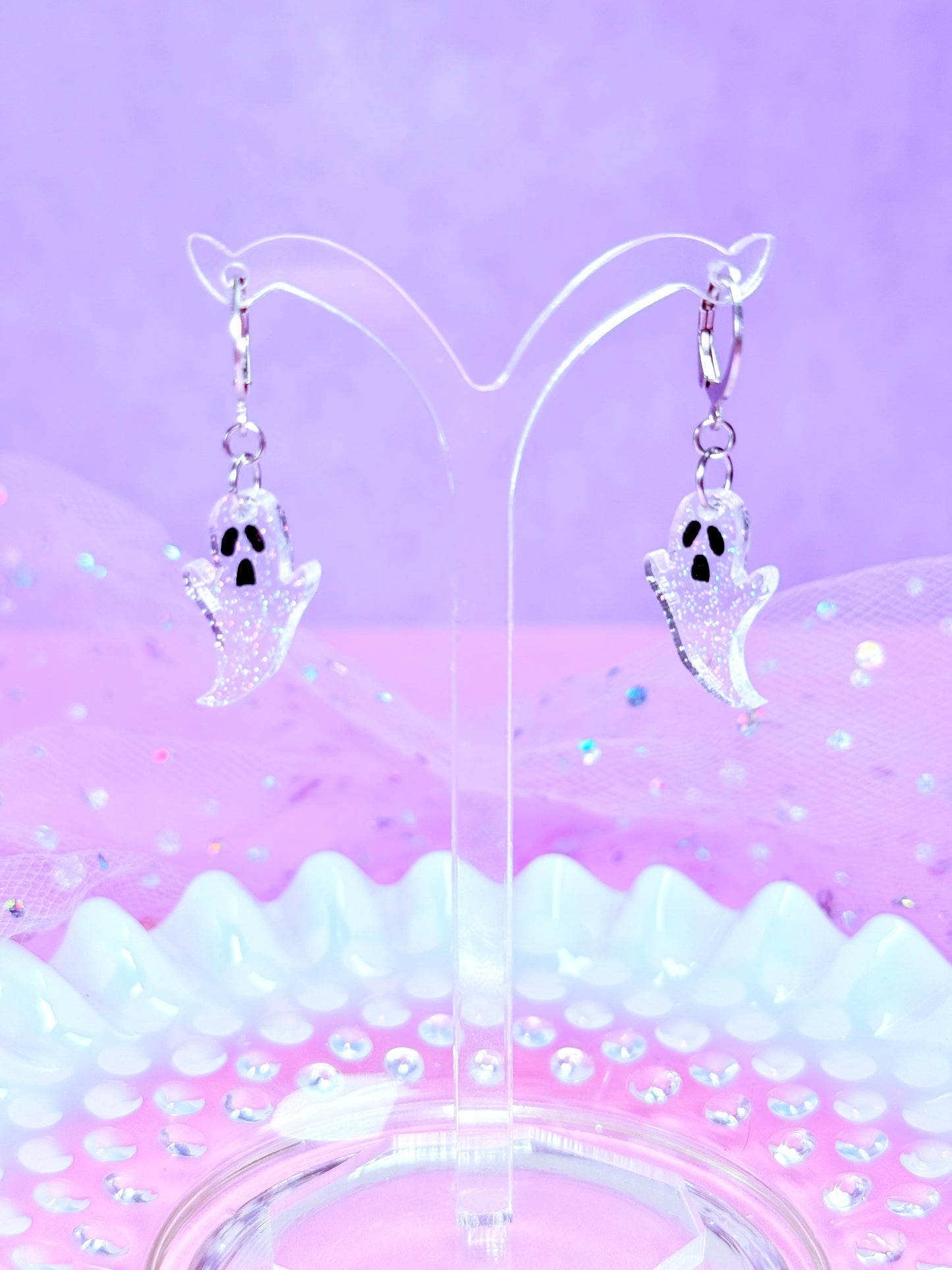 Mini Jelly Ghost Earrings