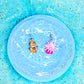 Clownfish and Anemone, Acrylic Earrings