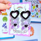 Y2K Candy Drops, Acrylic Earrings (Punky Purple)