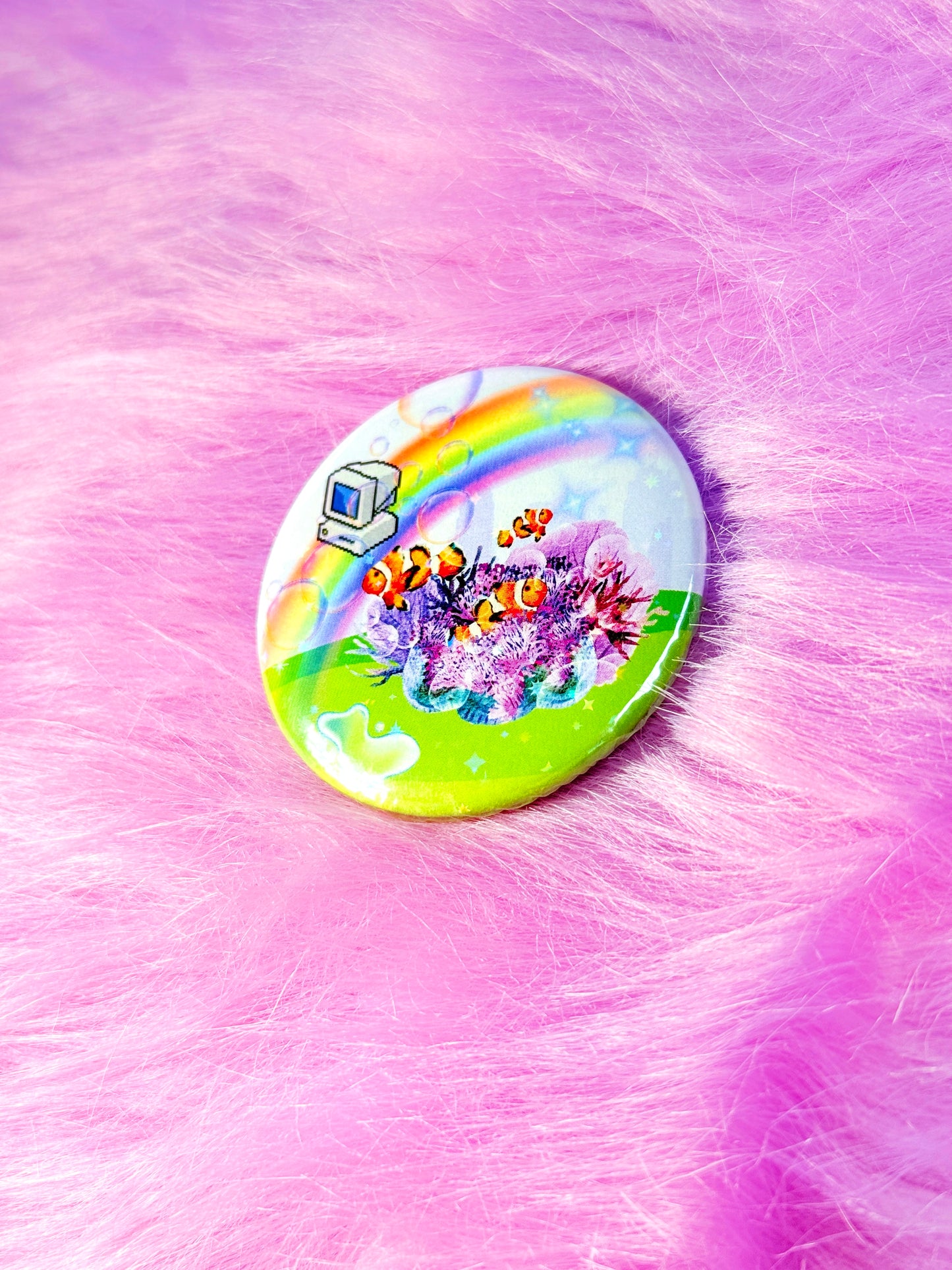 Frutiger Aero Inspired Magnet / Button / Mirror (V1)