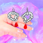 Vampire Teeth Acrylic Earrings