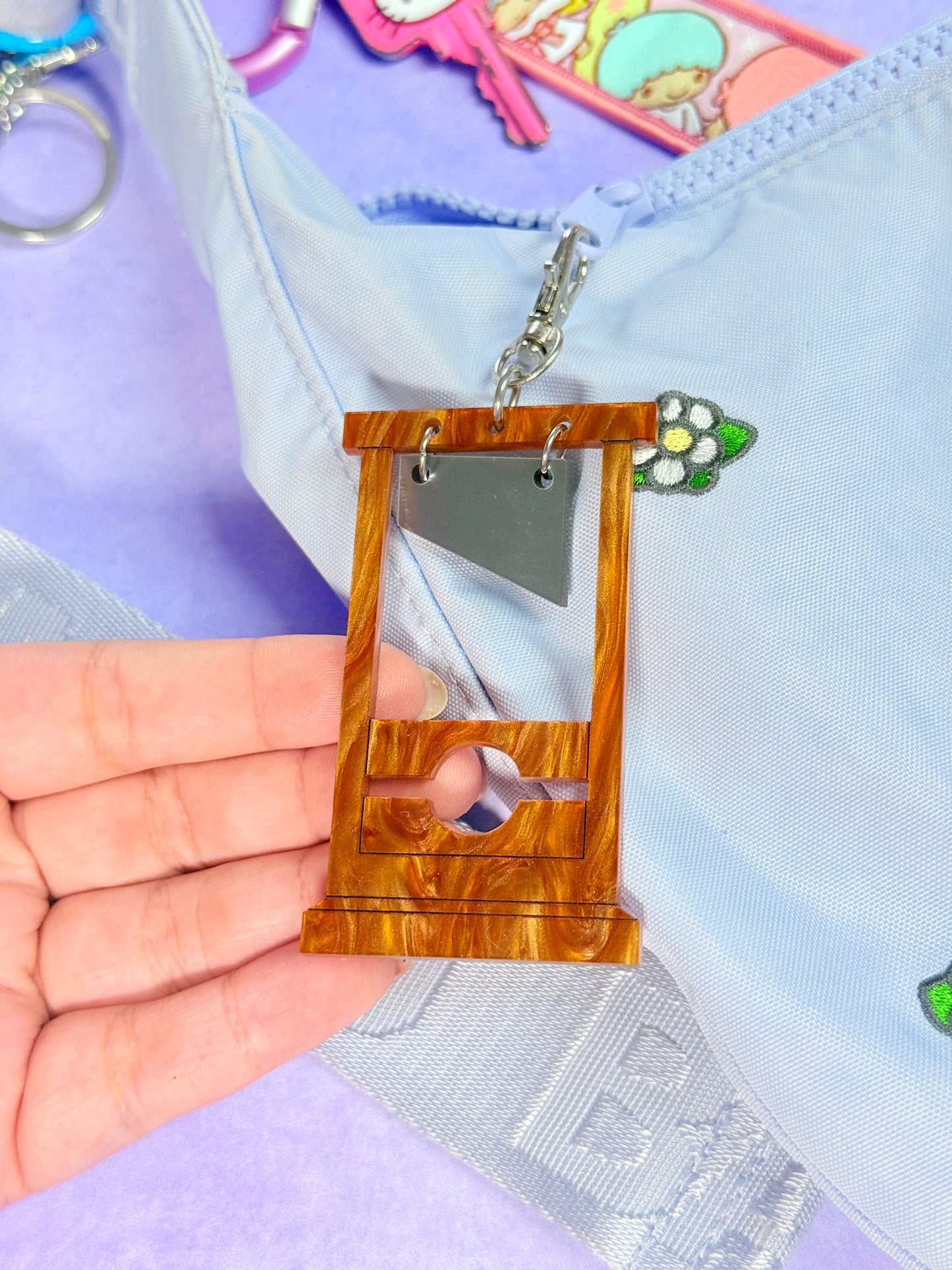 Guillotine Bag Charm