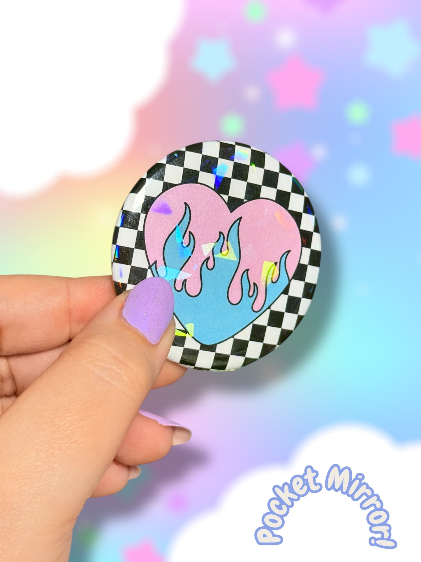 Checkered Flame, Mini Mirror