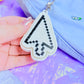 Cursor Clicker Bag Charm