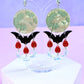 Vampire Goddess, Acrylic Earrings