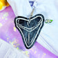 Shark Tooth Fossil Bag Charm