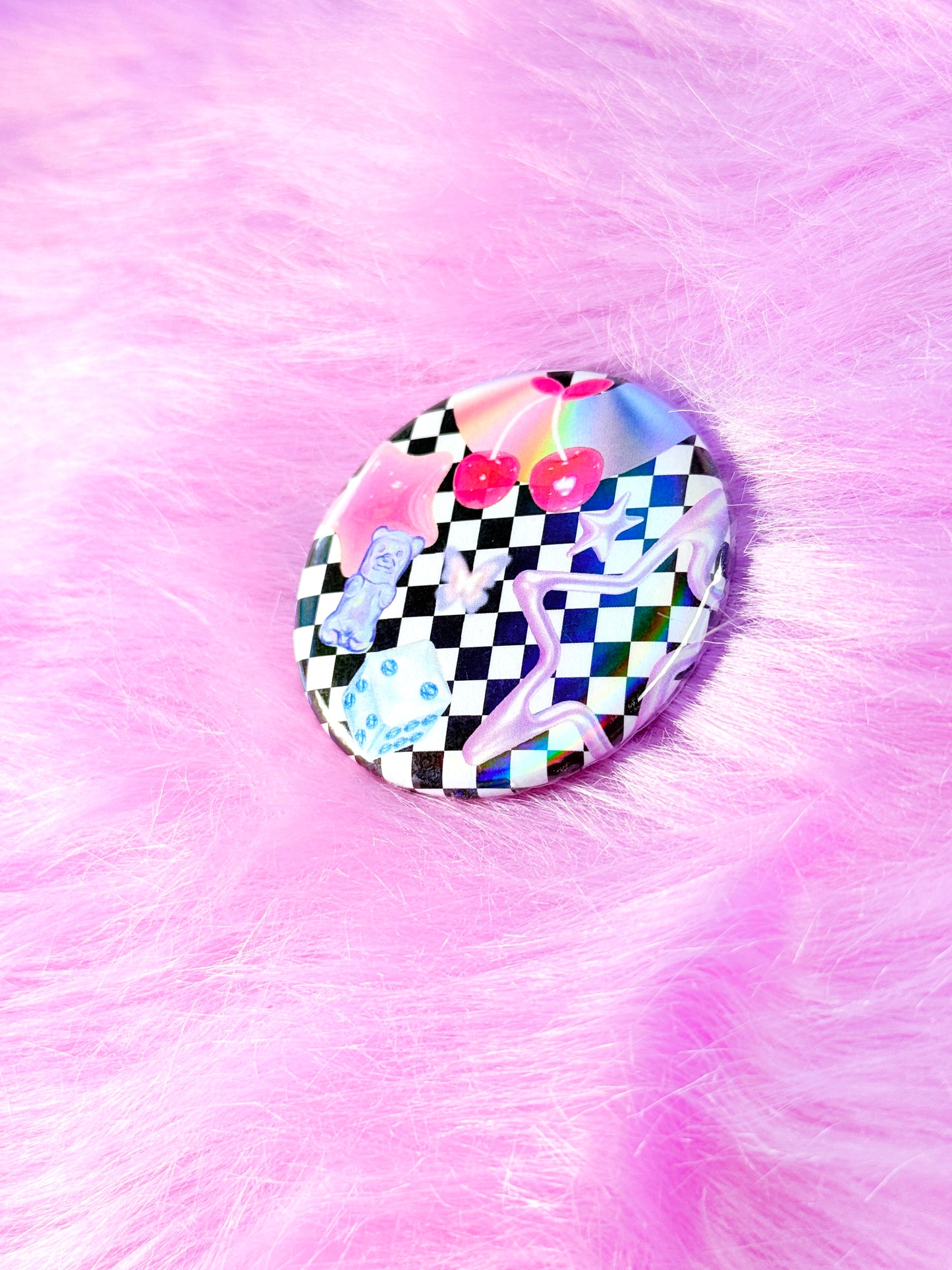 Y2K Inspired Magnet / Button / Mirror