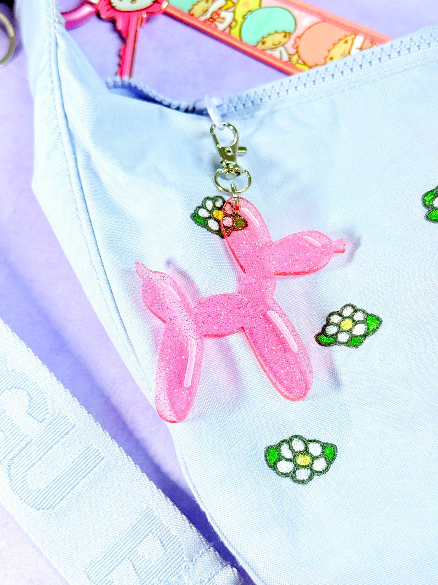 Balloon Dog Bag Charm
