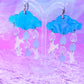 It's Raining Cats and Dogs! Acrylic Earrings