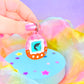 Virtual Pet Shrimp Acrylic Earrings