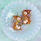 Funky Fossil Slab Acrylic Earrings