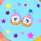 Virtual Pet Shrimp Acrylic Earrings