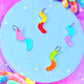 Gummy Worm Acrylic Earrings