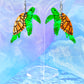 Sea Turtle Acrylic Earrings