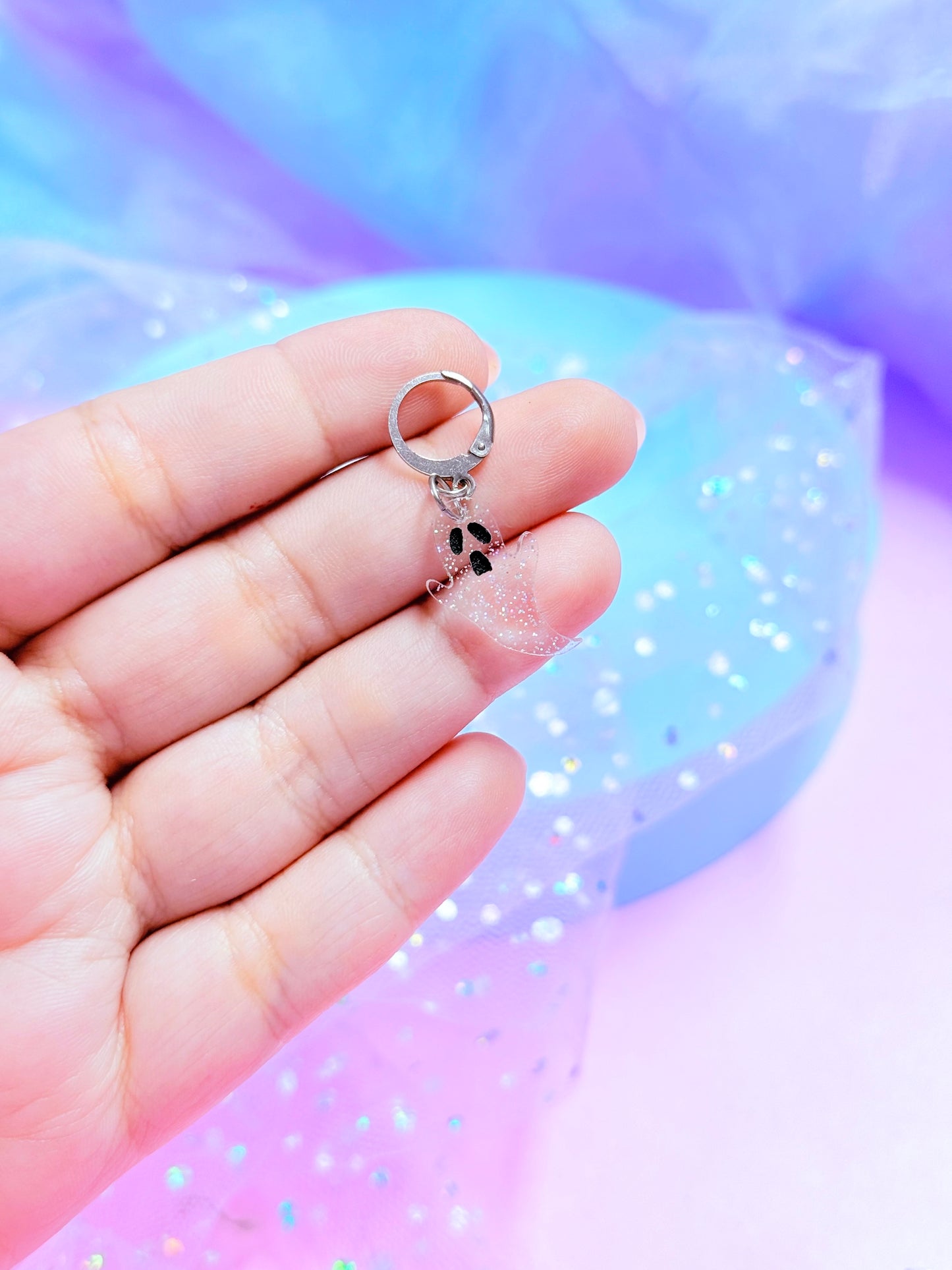 Mini Jelly Ghost Earrings