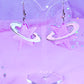 Y2K Cosmic Star Acrylic Earrings (Purple)