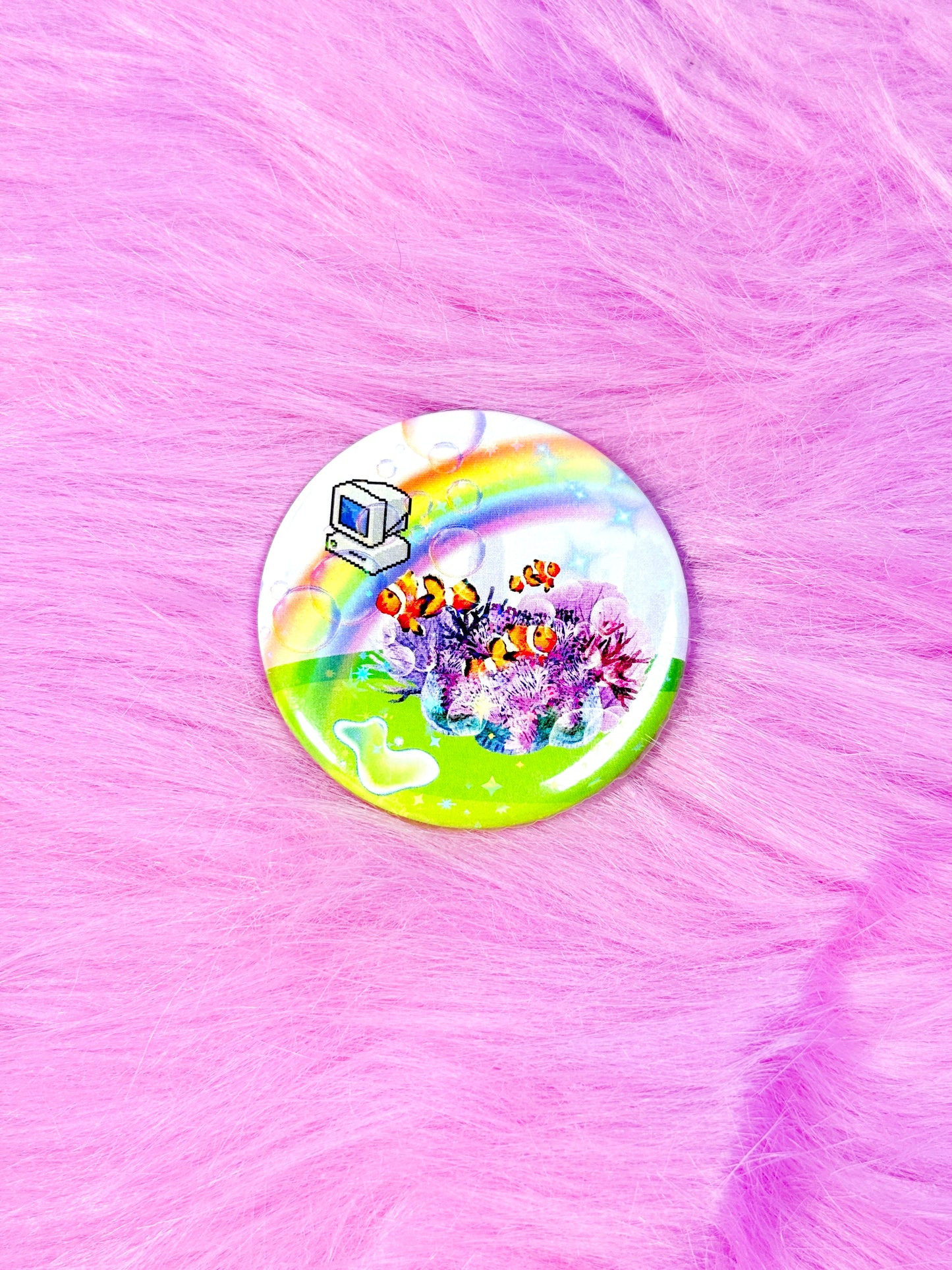 Frutiger Aero Inspired Magnet / Button / Mirror (V1)