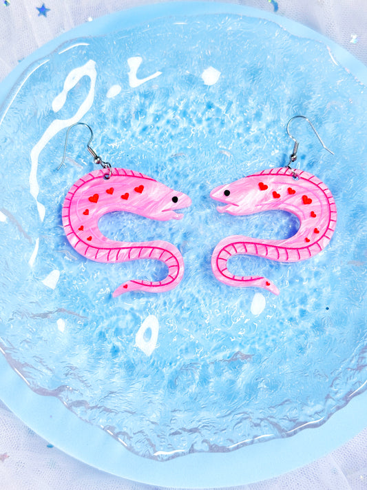 Lovely Eel Acrylic Earrings