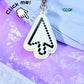 Cursor Clicker Bag Charm