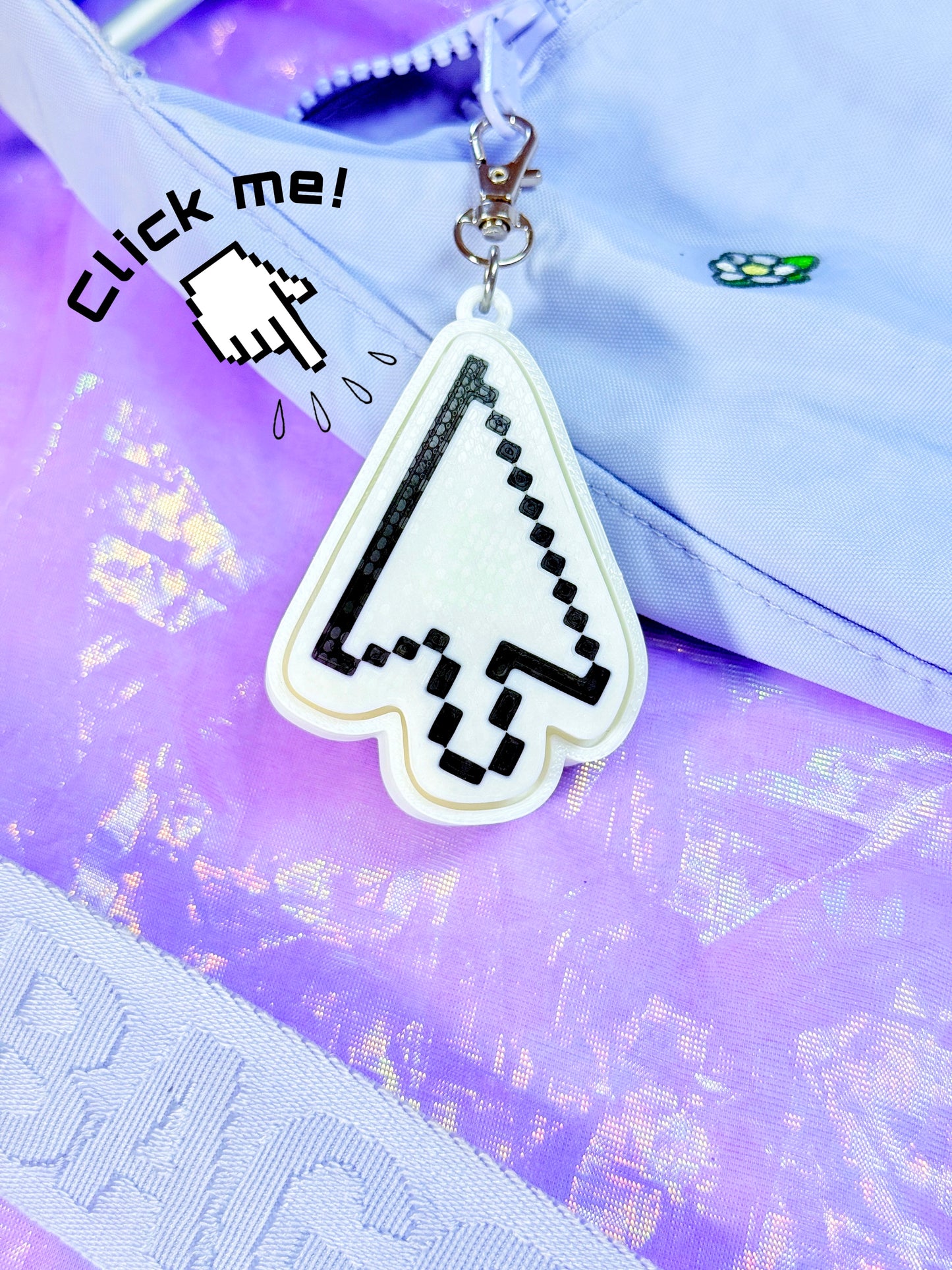 Cursor Clicker Bag Charm