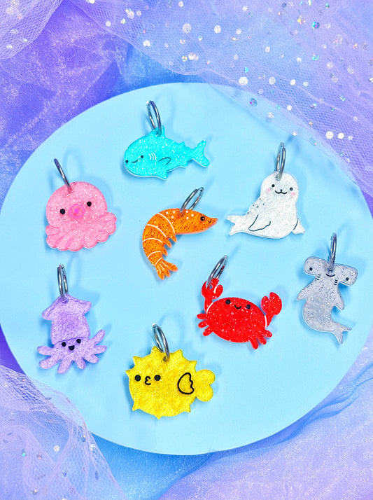 Glitter Jelly Sea Critters! Mix and Match