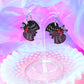 Mothman Cutie, Acrylic Earrings