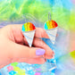 Nostalgic Snow Cone Acrylic Earrings