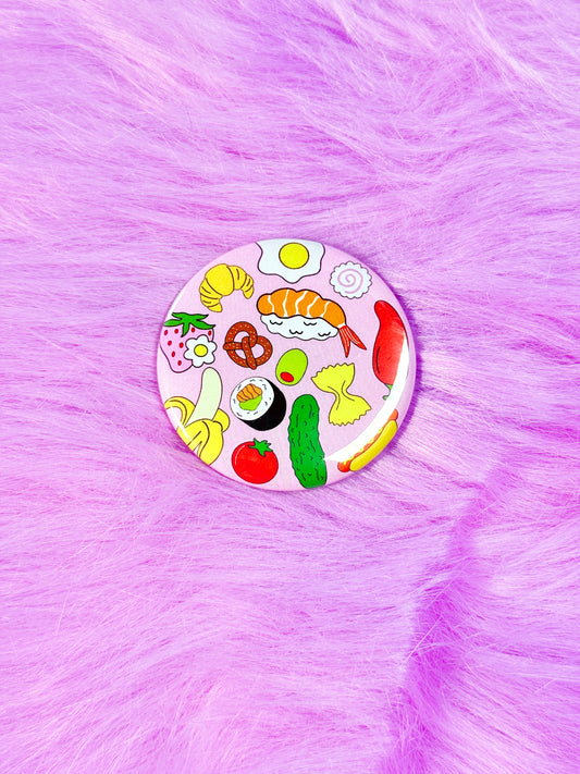 Foodie Magnet / Button / Mirror