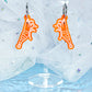 Jelly Shrimp Acrylic Earrings (Sunkist Orange)
