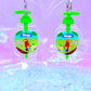Nostalgic Parrot Soap Earrings