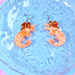 Cowboy Shrimp Acrylic Earrings