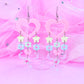 Y2K Candy Drops, Acrylic Earrings (Pastel)