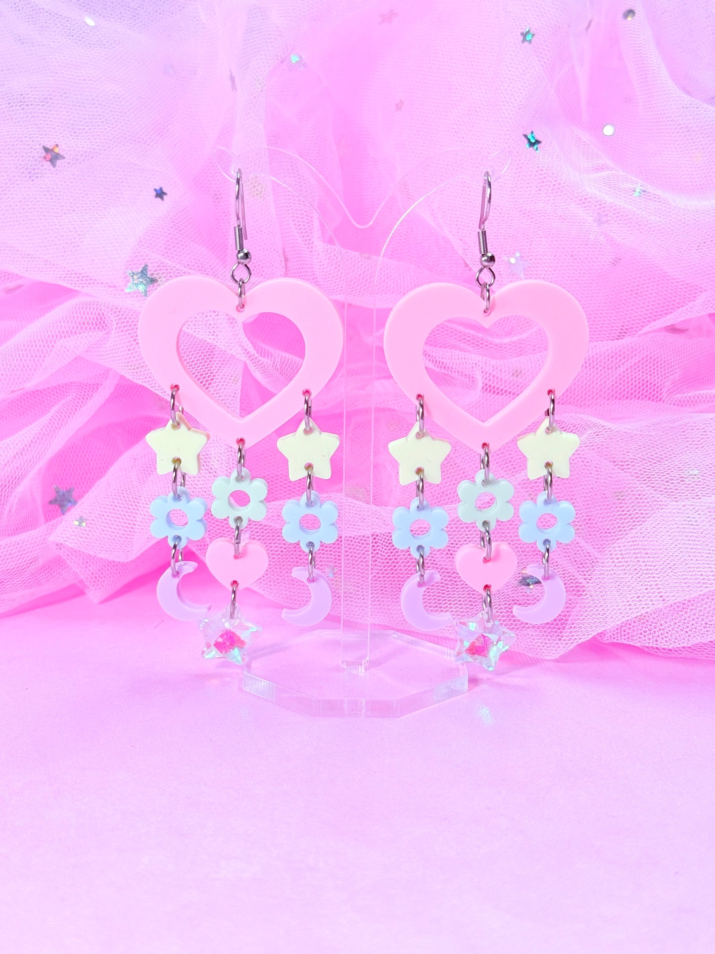 Y2K Candy Drops, Acrylic Earrings (Pastel)