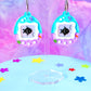 Virtual Pet Fish Acrylic Earrings