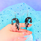 Haunted Shrimp, Acrylic Earrings