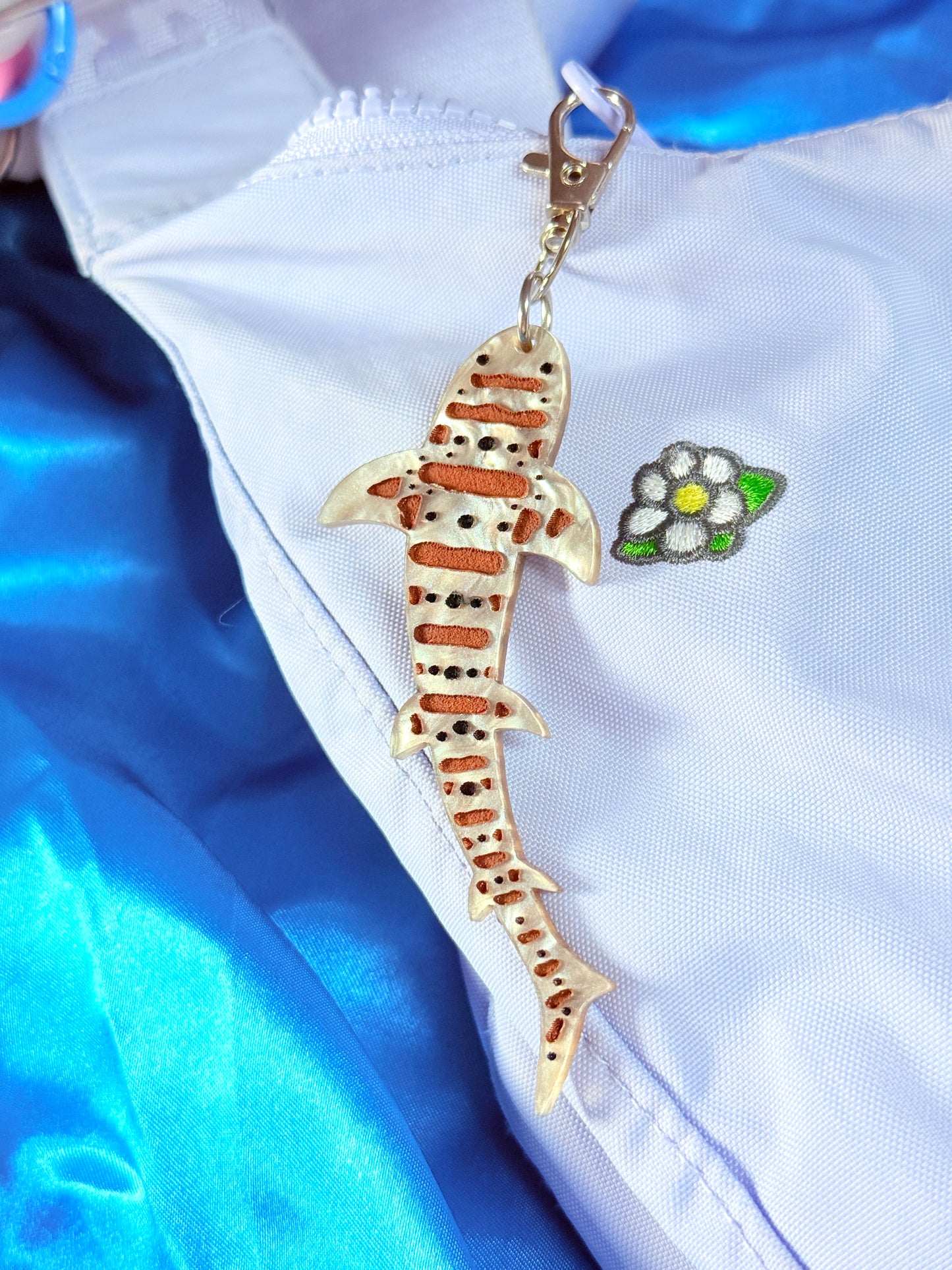 Leopard Shark Bag Charm
