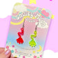 Sticky Hands Acrylic Earrings