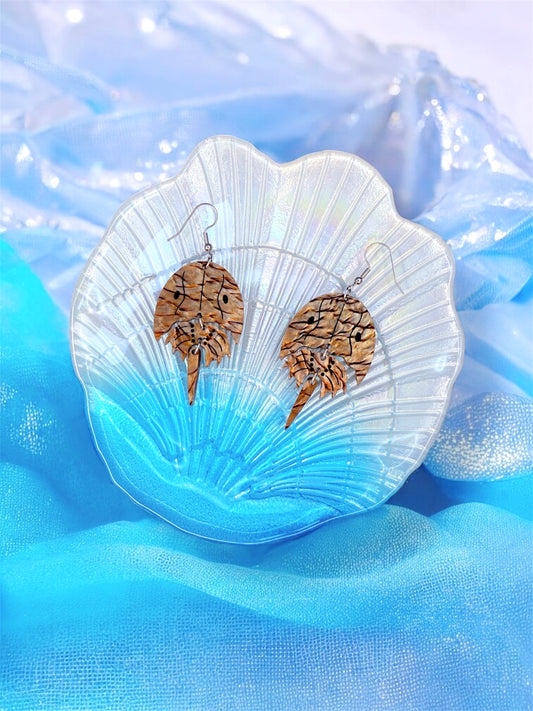Horseshoe Crab Acrylic Earrings