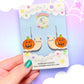 Jack'0'Snail, Acrylic Earrings