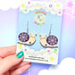 Spider Snails, Acrylic Earrings
