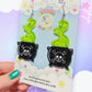 Poison Cauldron, Acrylic Earrings