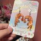 Shrimp Acrylic Earrings