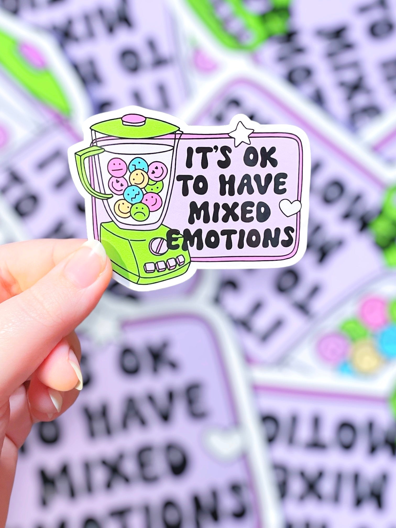 Mixed Emotions, Vinyl Sticker
