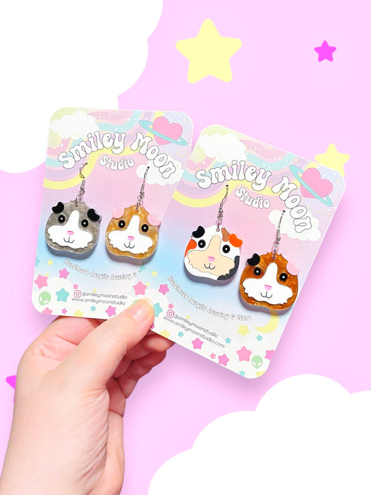 Guinea Pig Acrylic Earrings
