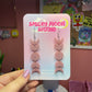 Moon Phase Acrylic Earrings